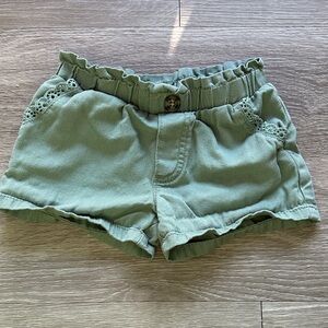 Carter's Olive Green High Waist Women's Shorts